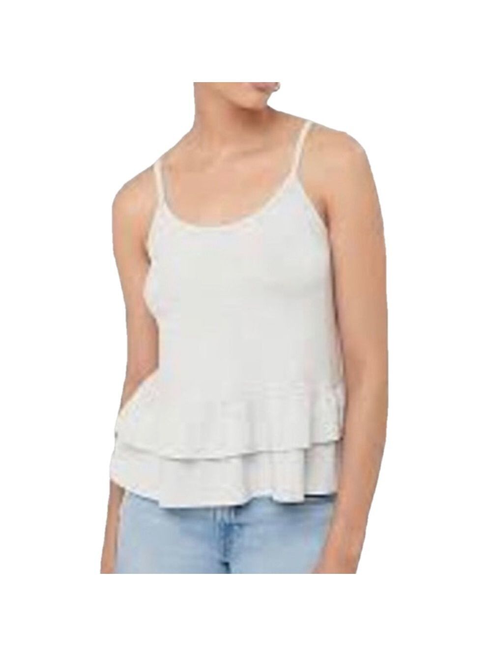 9. Loft soft tank with tiered waist. Small